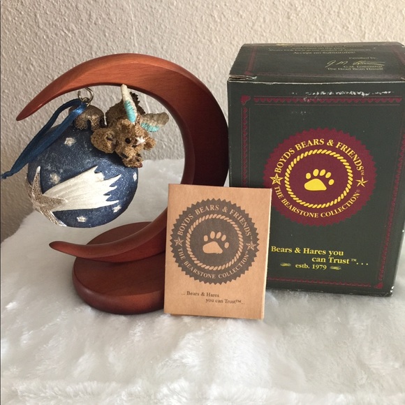 Boyd’s Bear Ornament W/Stand (VGUC) - Picture 2 of 4
